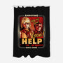 Leon Help-none polyester shower curtain-daobiwan