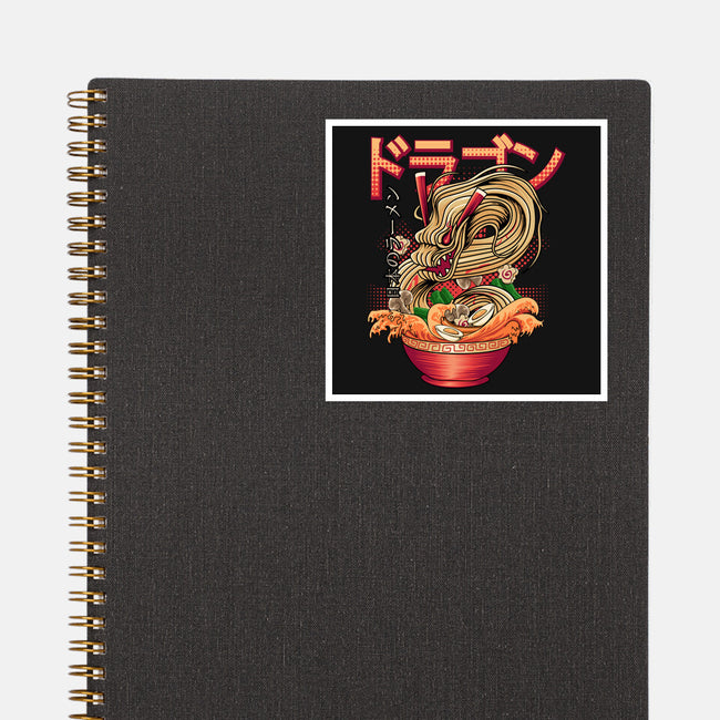 Ramen Dragon-none glossy sticker-Rudy