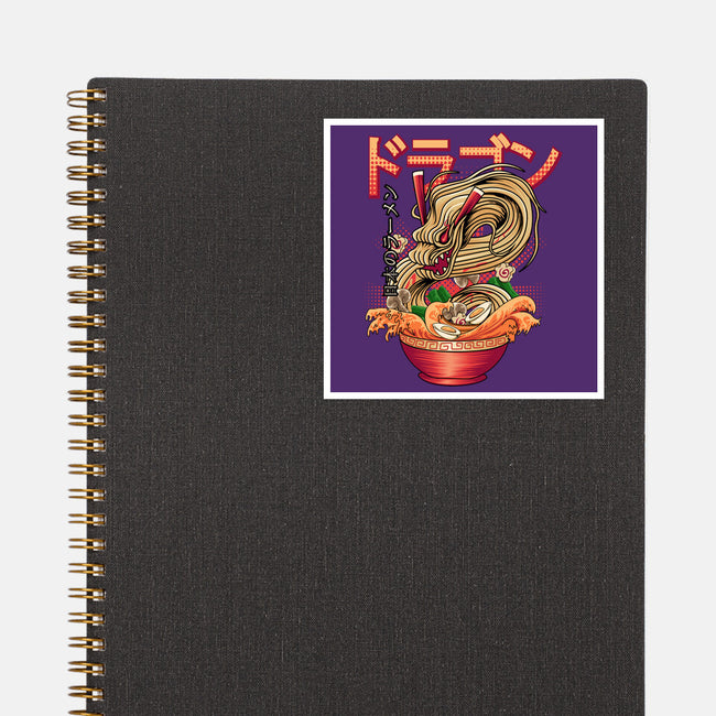 Ramen Dragon-none glossy sticker-Rudy