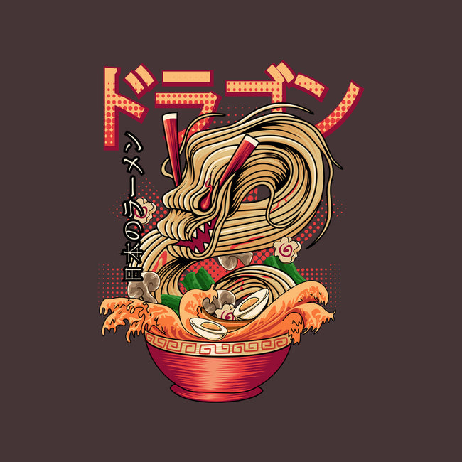 Ramen Dragon-none removable cover w insert throw pillow-Rudy