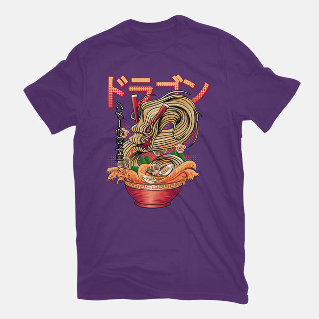 Ramen Dragon-womens fitted tee-Rudy
