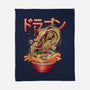 Ramen Dragon-none fleece blanket-Rudy