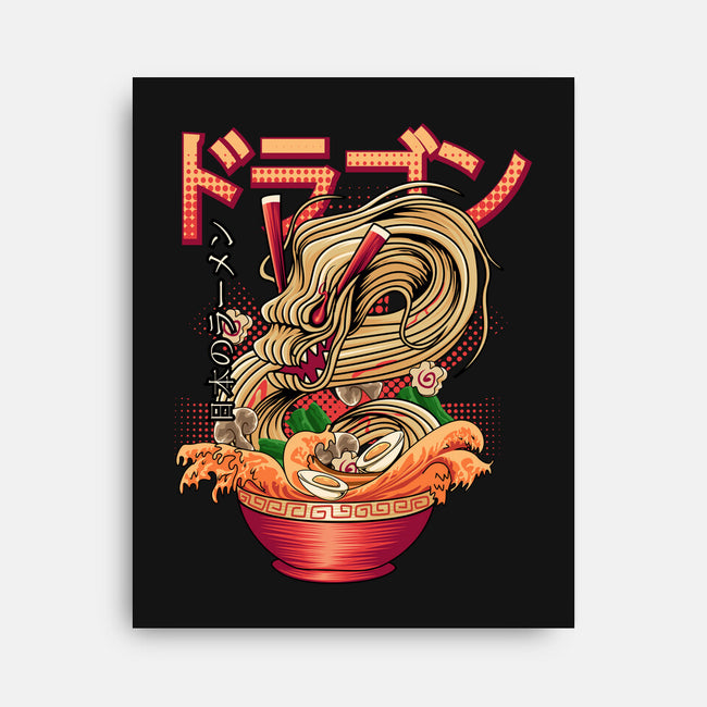 Ramen Dragon-none stretched canvas-Rudy