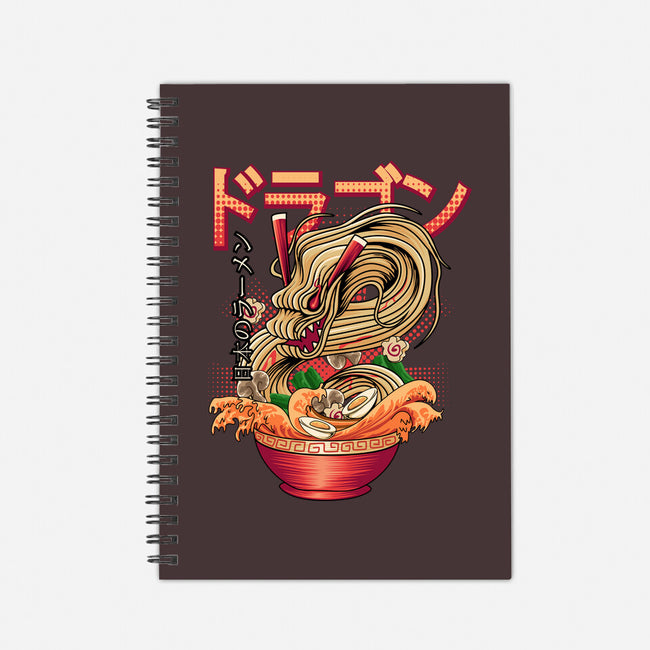 Ramen Dragon-none dot grid notebook-Rudy