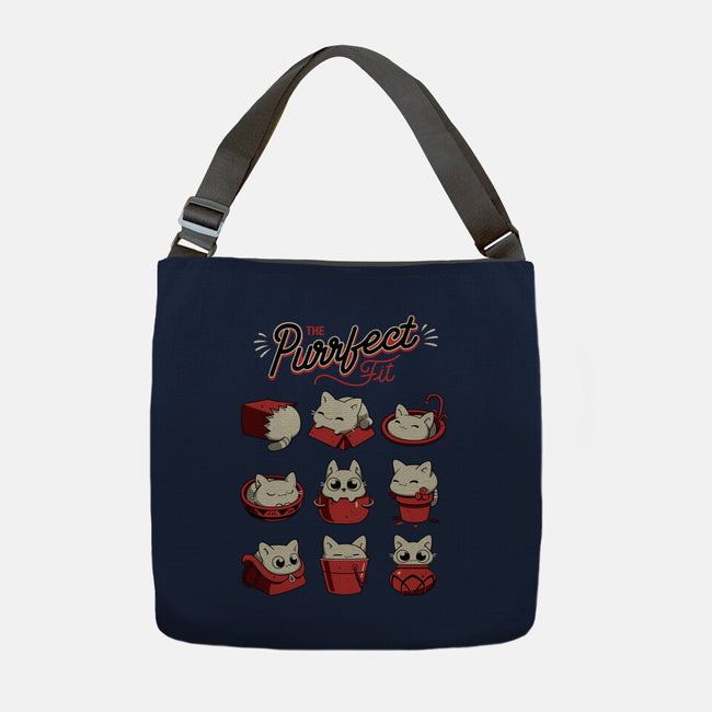 The Purrfect Fit-none adjustable tote bag-Snouleaf