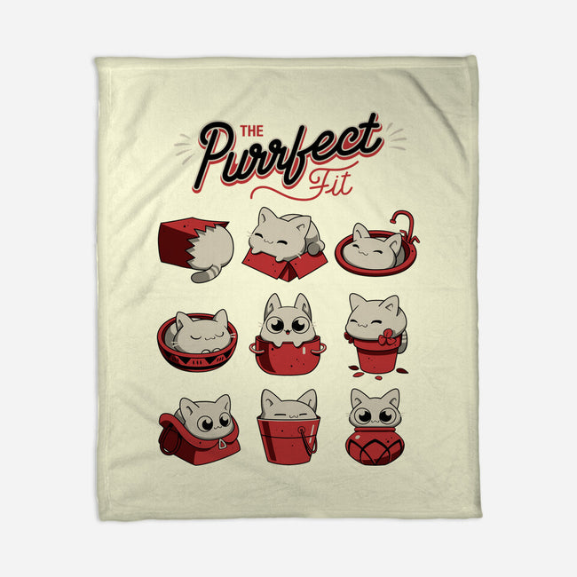 The Purrfect Fit-none fleece blanket-Snouleaf