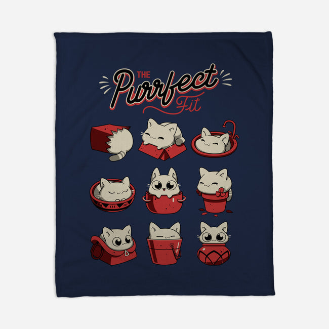The Purrfect Fit-none fleece blanket-Snouleaf