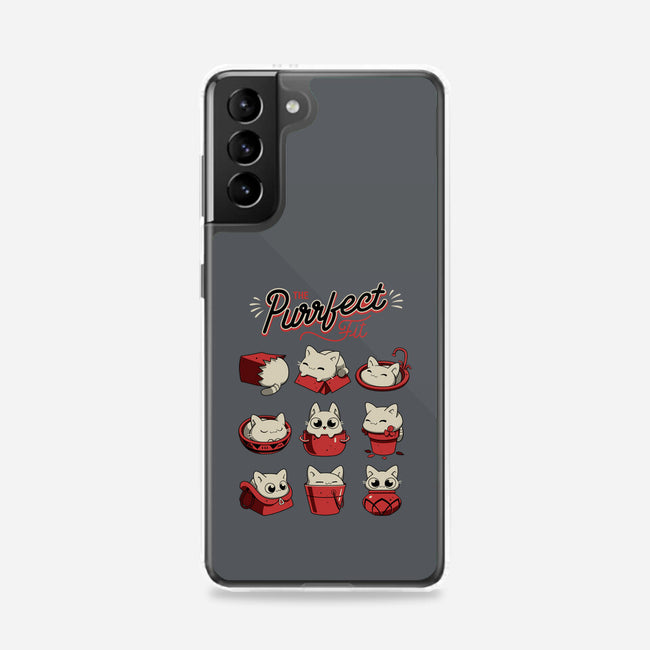 The Purrfect Fit-samsung snap phone case-Snouleaf