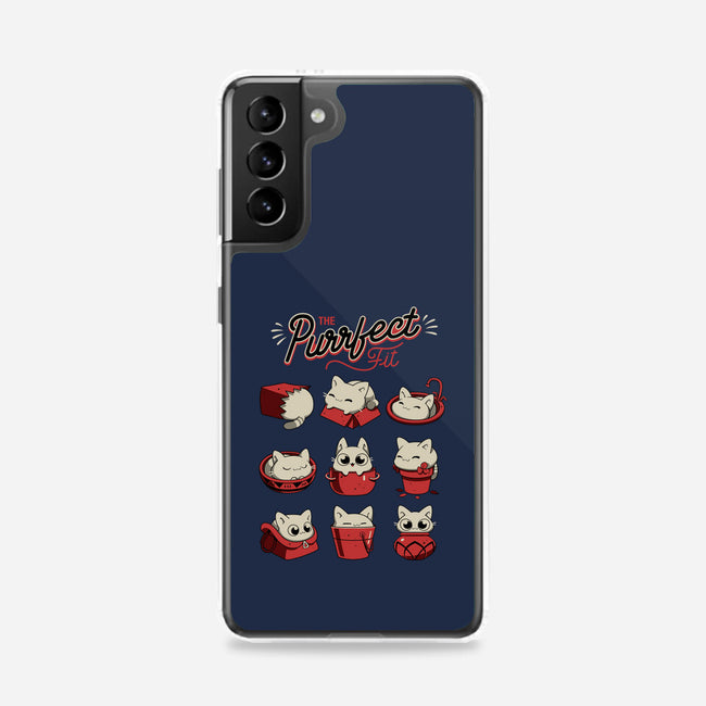 The Purrfect Fit-samsung snap phone case-Snouleaf