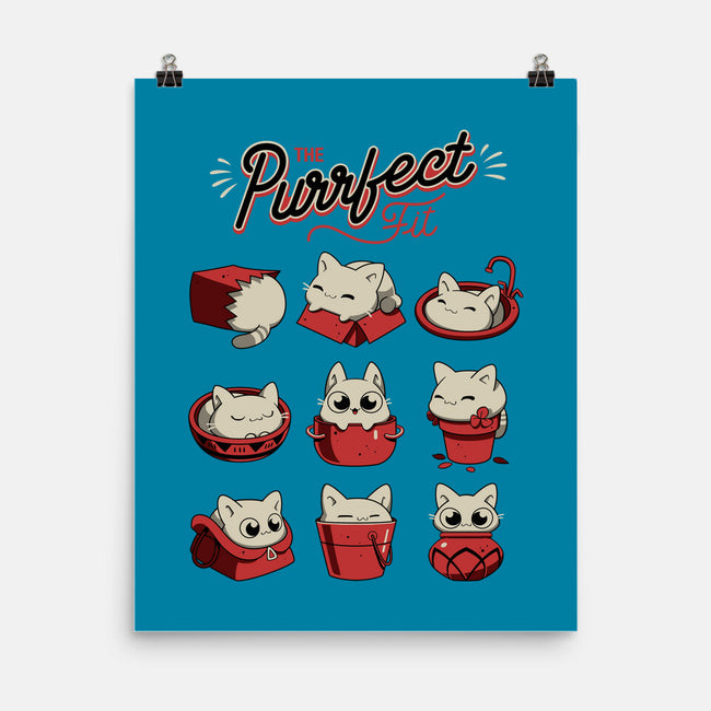 The Purrfect Fit-none matte poster-Snouleaf