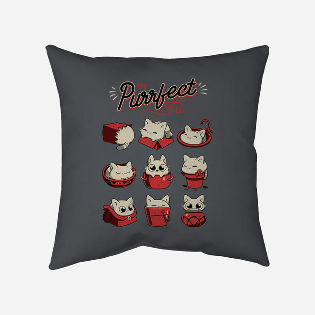 The Purrfect Fit-none removable cover w insert throw pillow-Snouleaf