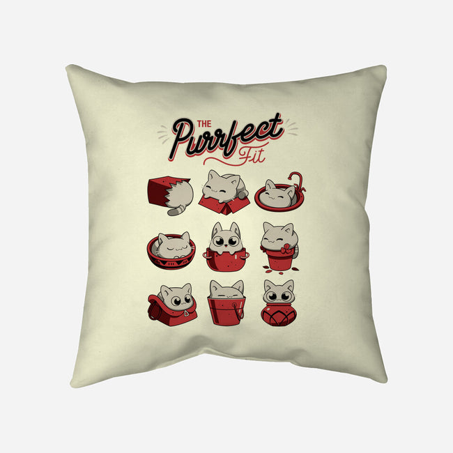 The Purrfect Fit-none removable cover w insert throw pillow-Snouleaf