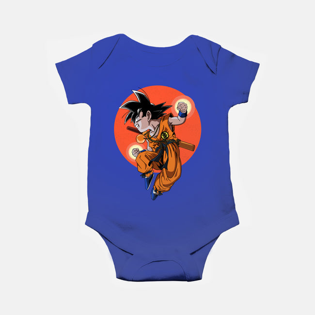 Little Kid Goku-baby basic onesie-Tri haryadi