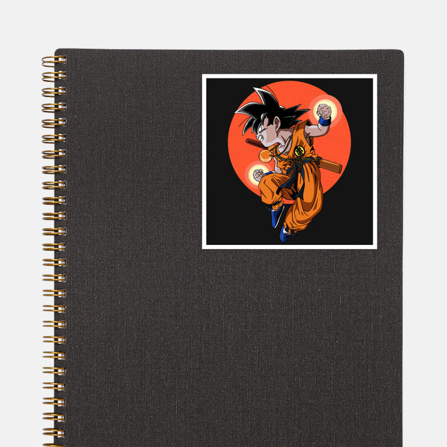 Little Kid Goku-none glossy sticker-Tri haryadi