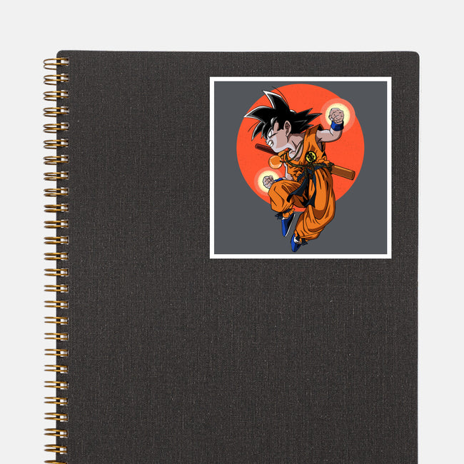 Little Kid Goku-none glossy sticker-Tri haryadi