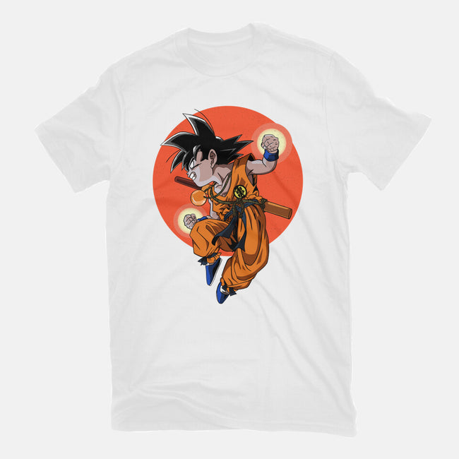 Little Kid Goku-womens fitted tee-Tri haryadi