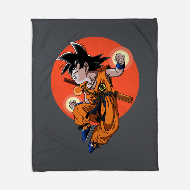 Little Kid Goku-none fleece blanket-Tri haryadi