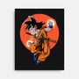 Little Kid Goku-none stretched canvas-Tri haryadi