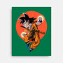 Little Kid Goku-none stretched canvas-Tri haryadi