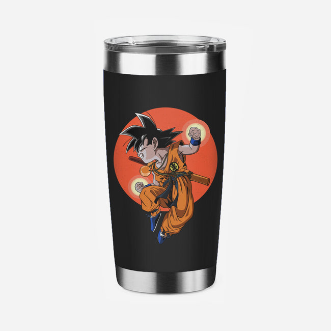 Little Kid Goku-none stainless steel tumbler drinkware-Tri haryadi