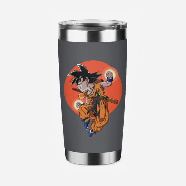 Little Kid Goku-none stainless steel tumbler drinkware-Tri haryadi