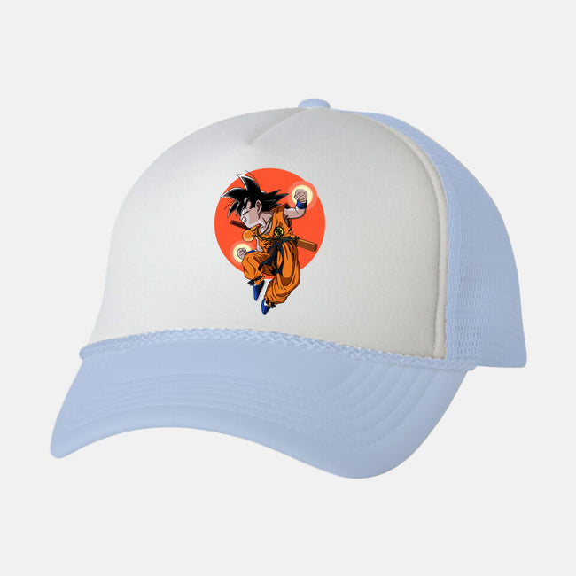 Little Kid Goku-unisex trucker hat-Tri haryadi