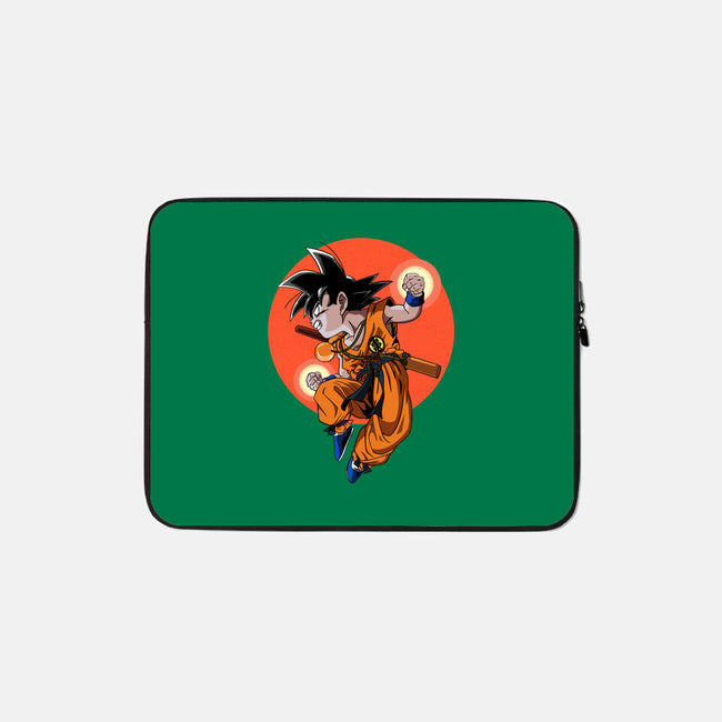 Little Kid Goku-none zippered laptop sleeve-Tri haryadi