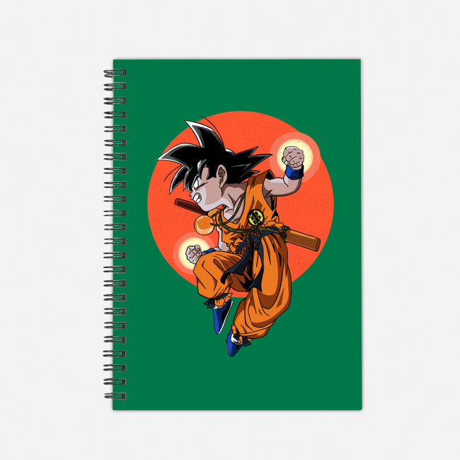 Little Kid Goku-none dot grid notebook-Tri haryadi