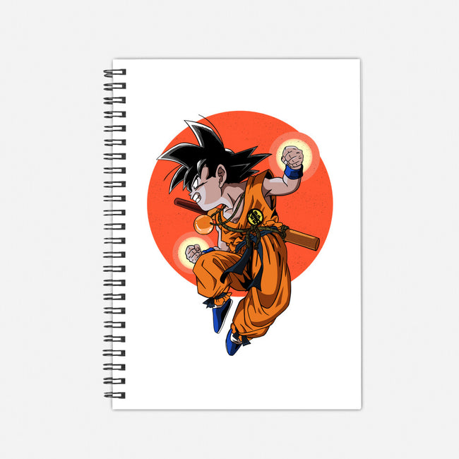 Little Kid Goku-none dot grid notebook-Tri haryadi