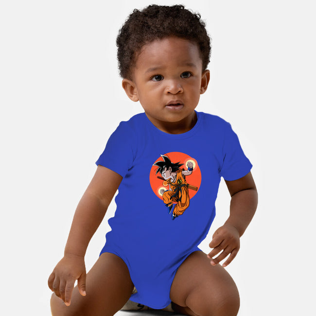 Little Kid Goku-baby basic onesie-Tri haryadi