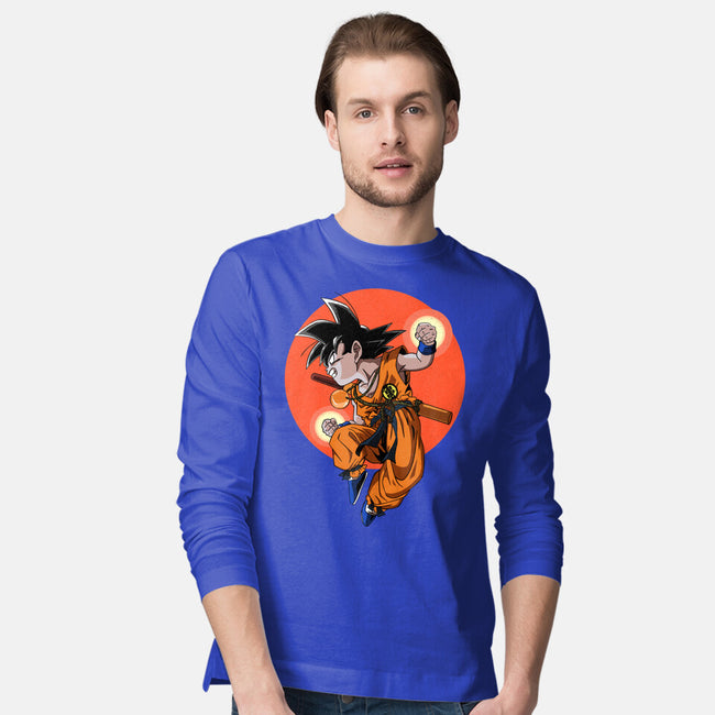 Little Kid Goku-mens long sleeved tee-Tri haryadi