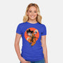 Little Kid Goku-womens fitted tee-Tri haryadi