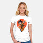 Little Kid Goku-womens fitted tee-Tri haryadi