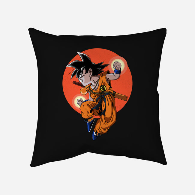 Little Kid Goku-none removable cover throw pillow-Tri haryadi