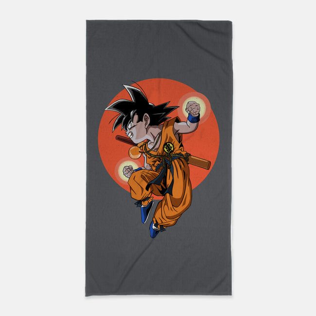 Little Kid Goku-none beach towel-Tri haryadi