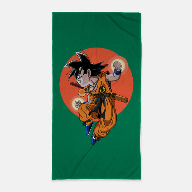 Little Kid Goku-none beach towel-Tri haryadi