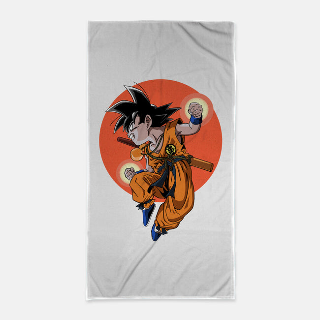 Little Kid Goku-none beach towel-Tri haryadi