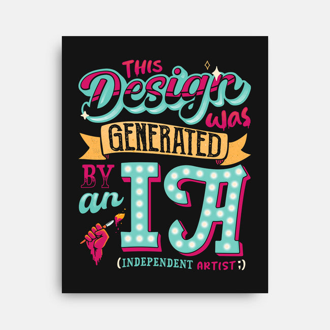 IA Generated-none stretched canvas-teesgeex