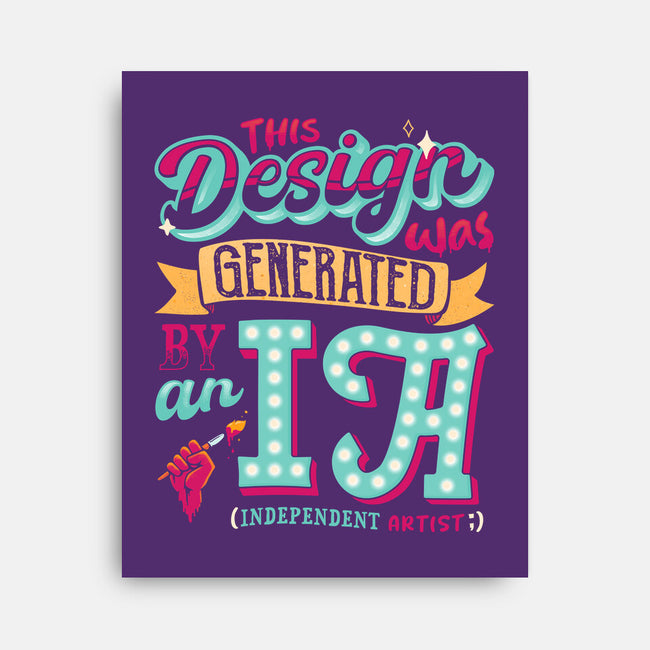 IA Generated-none stretched canvas-teesgeex