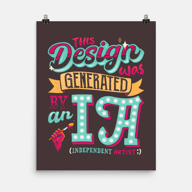 IA Generated-none matte poster-teesgeex