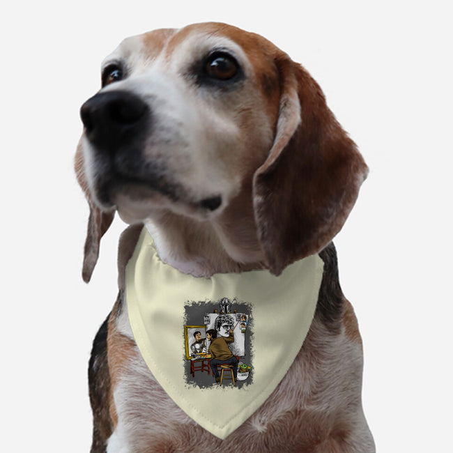 Pedro Triple Self Portrait-dog adjustable pet collar-joerawks