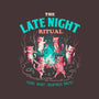 The Late Night Ritual-none adjustable tote bag-eduely