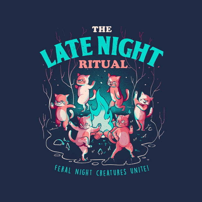 The Late Night Ritual-cat basic pet tank-eduely