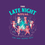 The Late Night Ritual-none polyester shower curtain-eduely