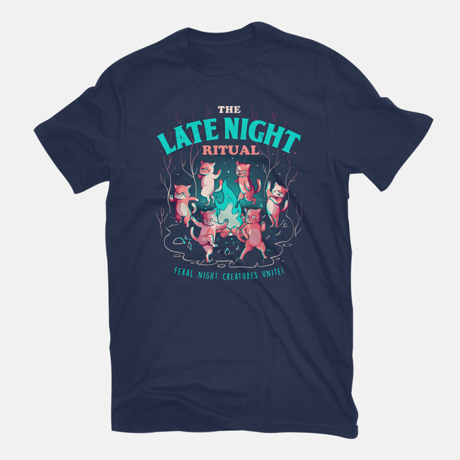The Late Night Ritual-womens fitted tee-eduely