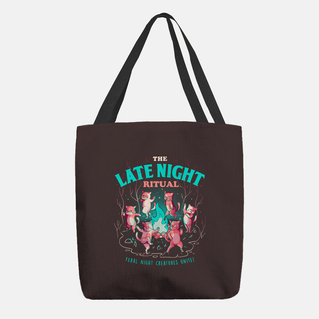 The Late Night Ritual-none basic tote bag-eduely