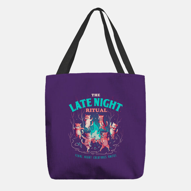 The Late Night Ritual-none basic tote bag-eduely