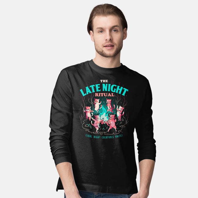 The Late Night Ritual-mens long sleeved tee-eduely