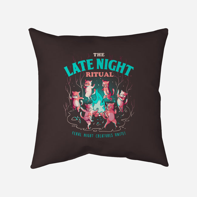 The Late Night Ritual-none removable cover w insert throw pillow-eduely