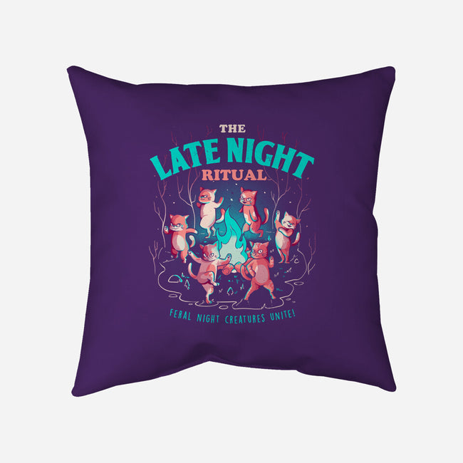 The Late Night Ritual-none removable cover w insert throw pillow-eduely